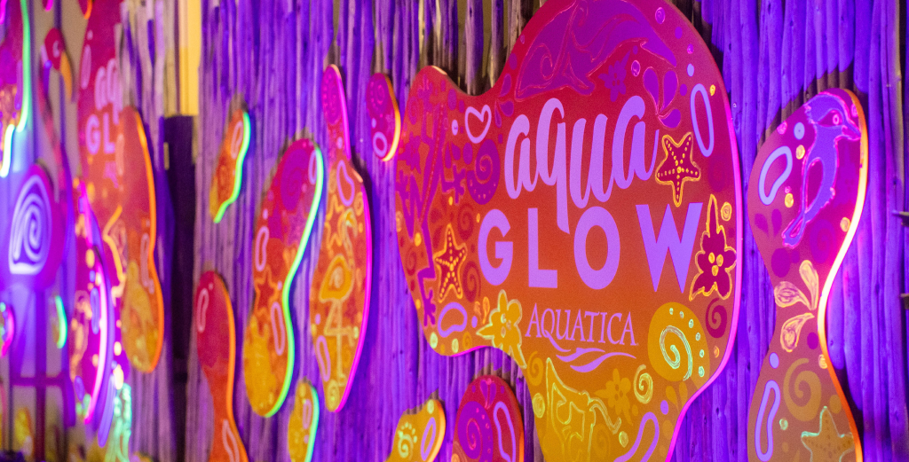 Be among the first to glow Aquatica Orlando