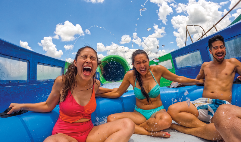 Friends at Aquatica Orlando