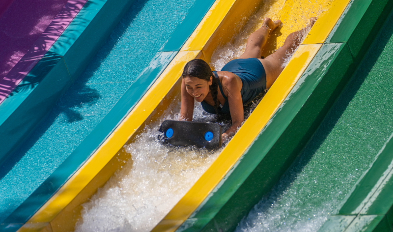 Water slide at Aquatica Orlando