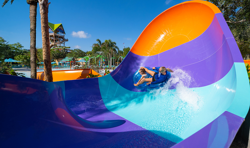 water slide