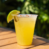 Orange tropical drink