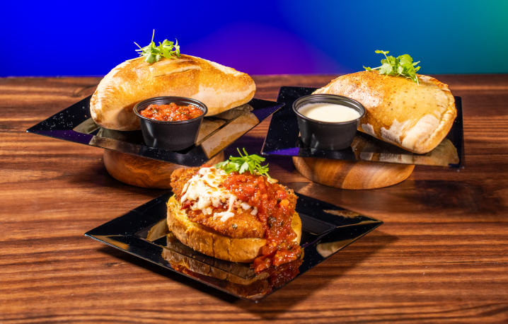 Food offerings from Papa's Pizza