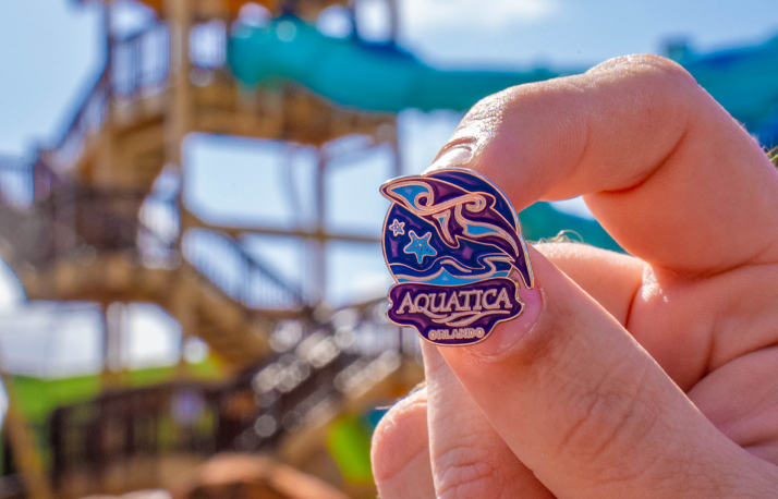Aquatica Orlando Dolphin Pin