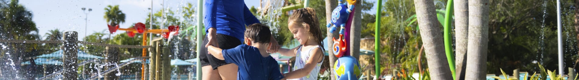 Mom and kids playing at Turi's Kid Cove