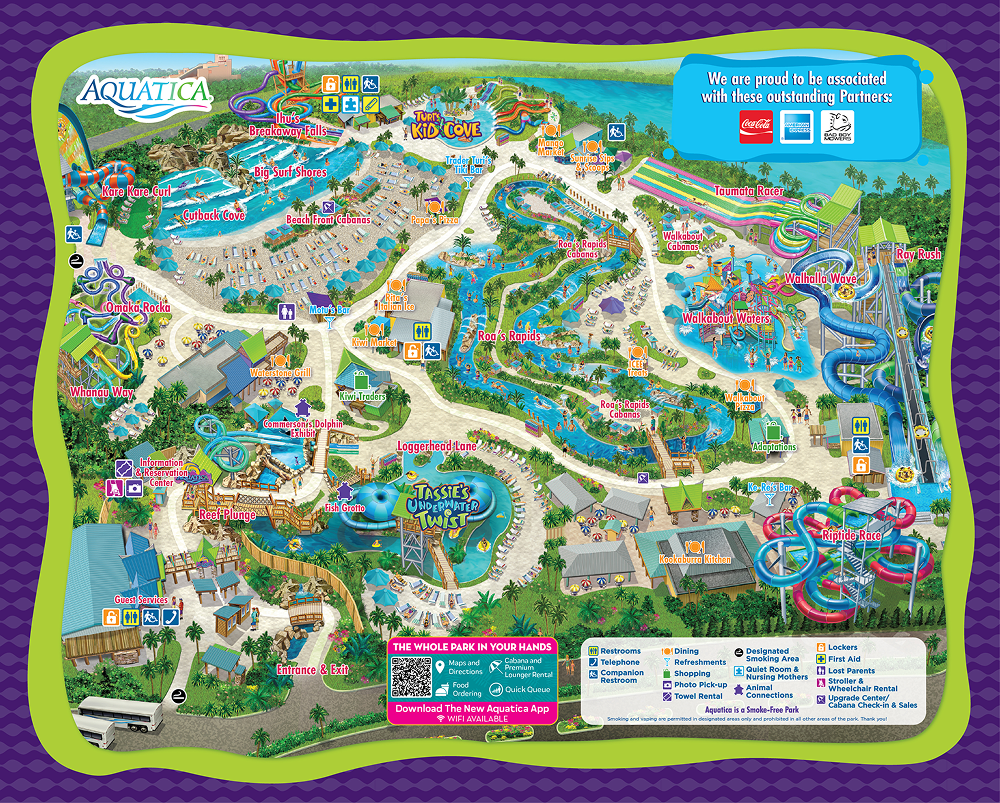 Aquatica Orlando Park Map