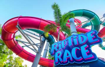 Racing water slides