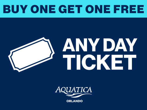 Aquatica Orlando Any Day Ticket Buy One Get One Free