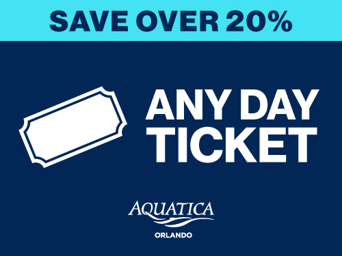 Aquatica Orlando Save over 20% Any Day Ticket