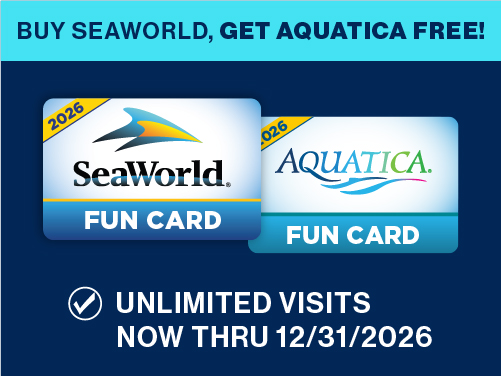 Buy SeaWorld Get Aquatica FREE