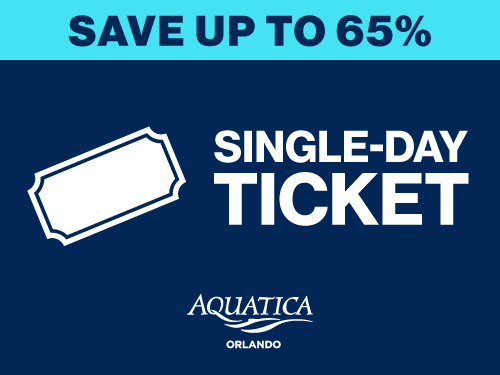 Save up to 65% on a single day ticket