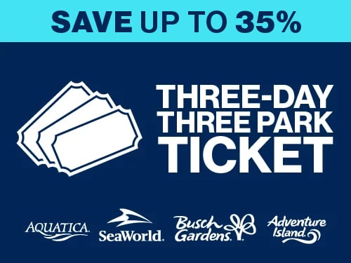 Florida Three-Day Three Park Ticket