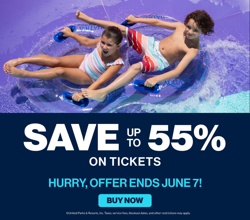 Save up to 55% on tickets