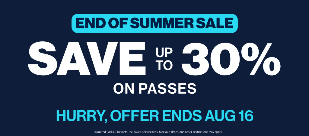 Save up to 30% on Passes