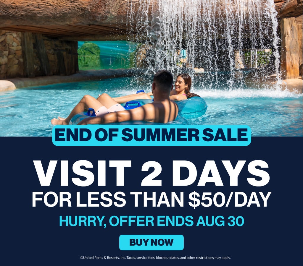 Visit 2 days for less than $50/day
