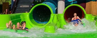 Riptide Race water slide at Aquatica Orlando