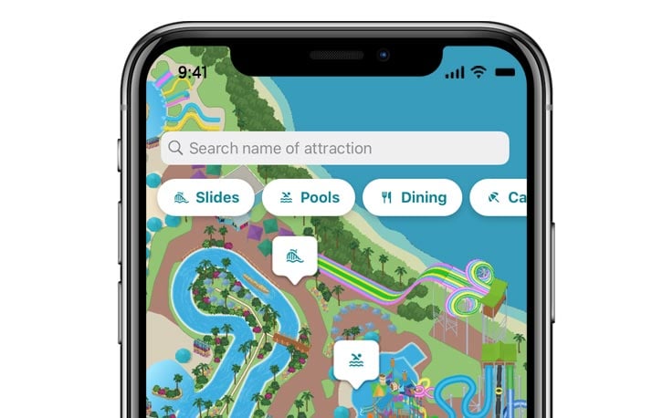 Aquatica Orlando Mobile App Map