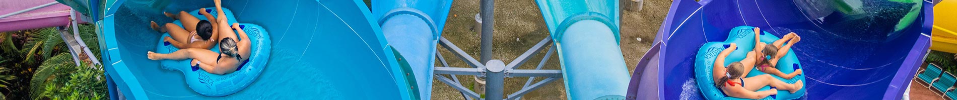 Omaka Rocka waterslide at Aquatica Orlando
