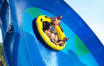 Ray Rush waterslide at Aquatica Orlando