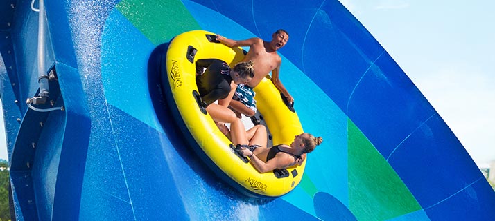 Ray Rush waterslide at Aquatica Orlando