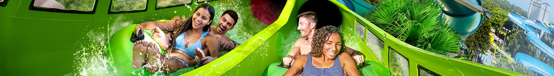 Riptide Race water slide at Aquatica Orlando