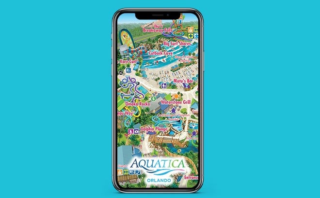 Aquatica Orlando Mobile App Screen