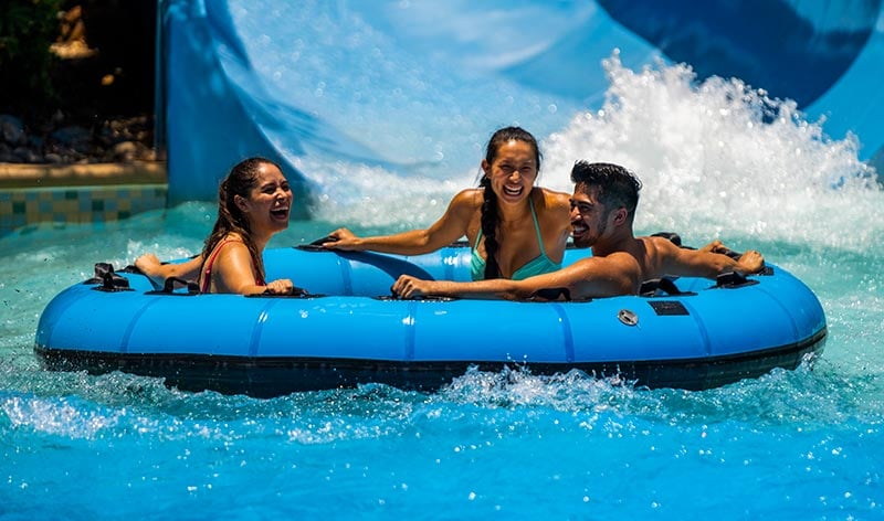 Walhalle Wave raft slide at Aquatica Orlando