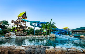 Reef Plunge water slide at Aquatica Orlando