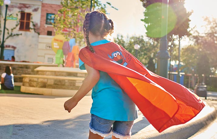 Child at Sesame Street Land SeaWorld Orlando