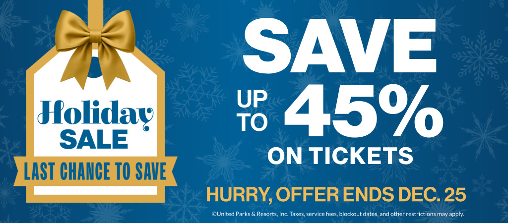 Save up to 45% on Tickets