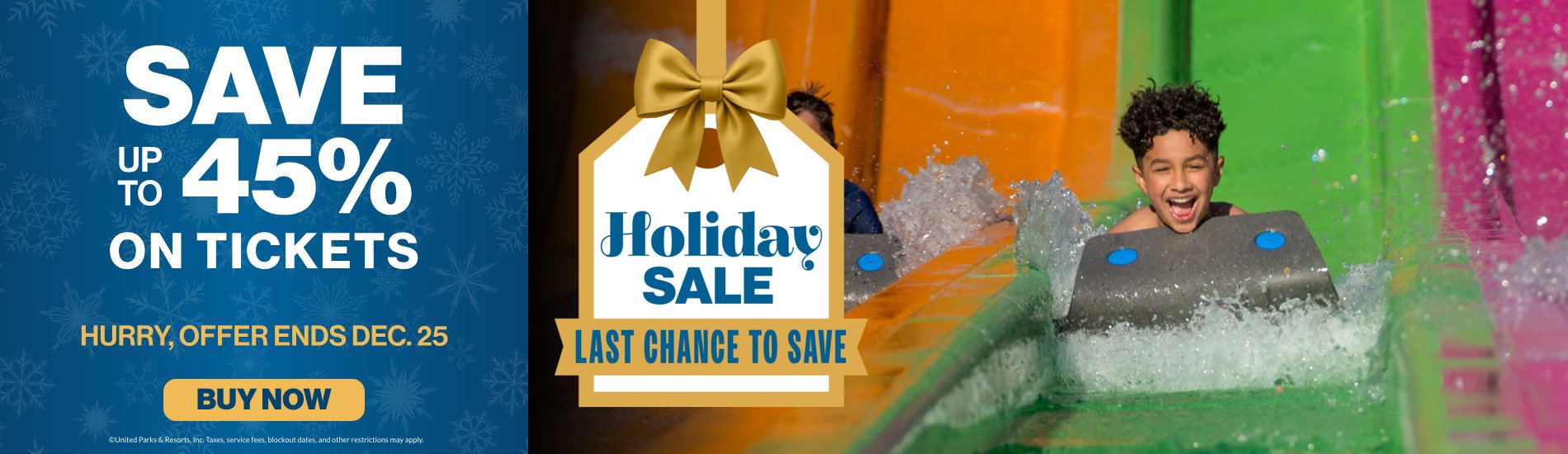 Save up to 45% on Tickets