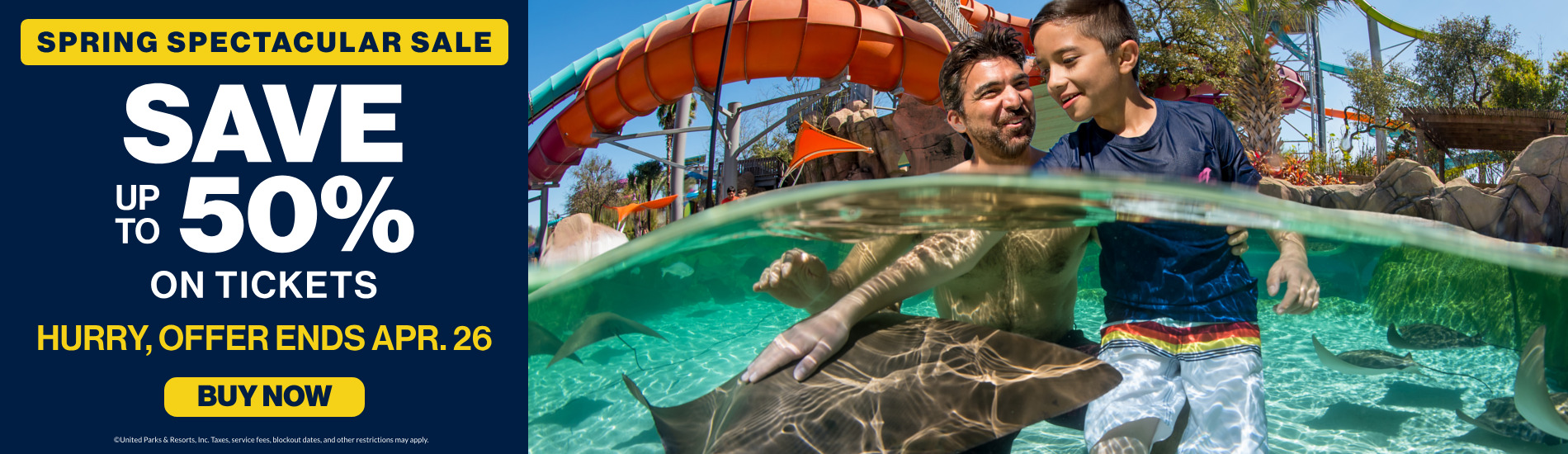 Save up to 50% on Tickets