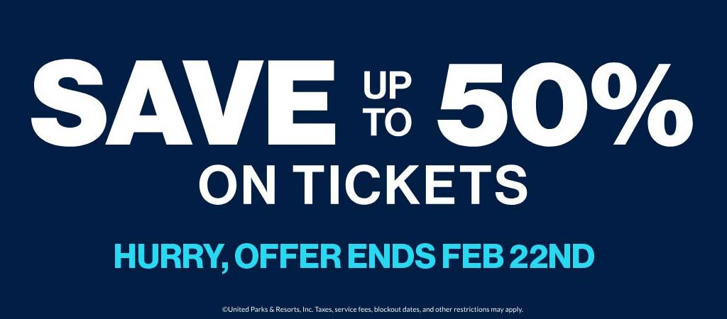 Save up to 50% on Tickets