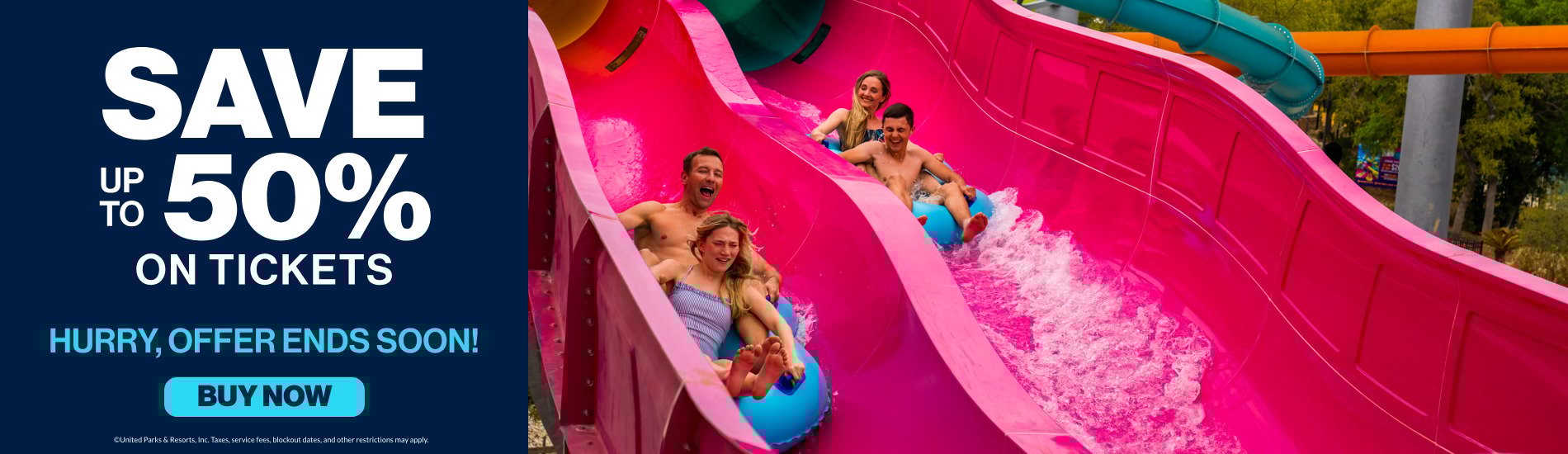 Save up to 50% on Tickets