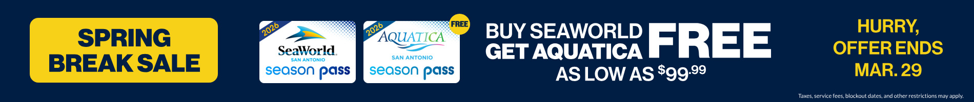 Buy SeaWorld Get Aquatica FREE