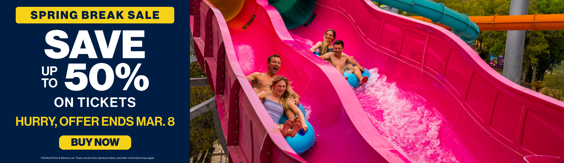 Save up to 50% on Tickets