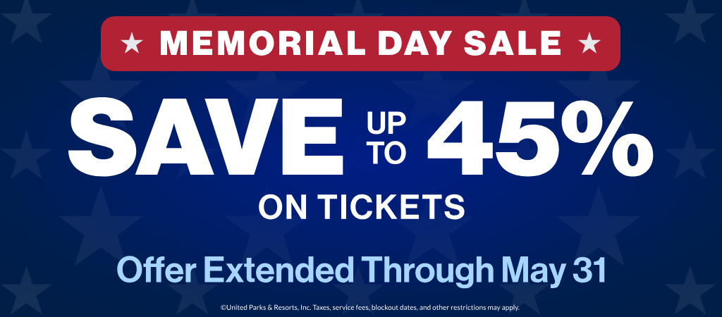 Save up to 45% on Tickets