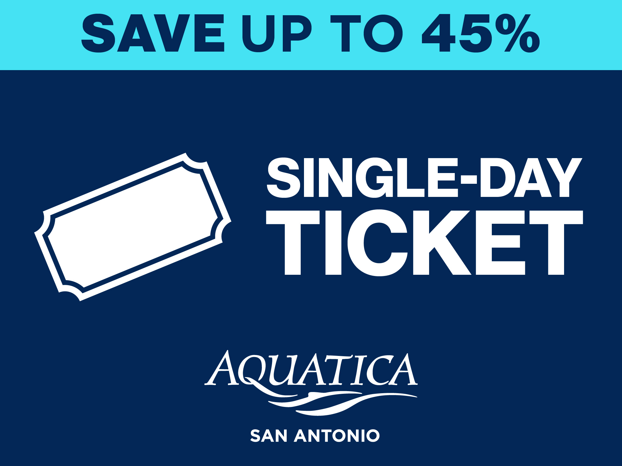 Save up to 45% on Tickets