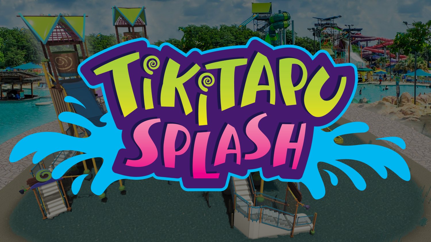 Tikitapu Splash Logo at Aquatica San Antonio